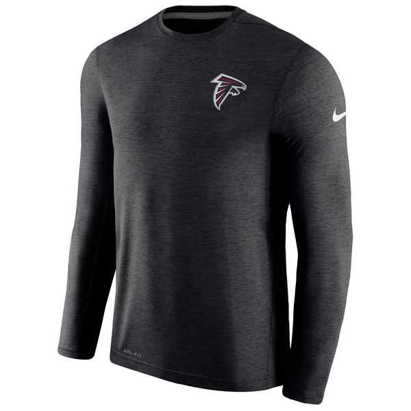 Men's Atlanta Falcons Nike Black Coaches Long Sleeve Performance T-Shirt,We sell and wholesale Men's Atlanta Falcons Nike Black Coaches Long Sleeve Performance T-Shirt on line form chian!